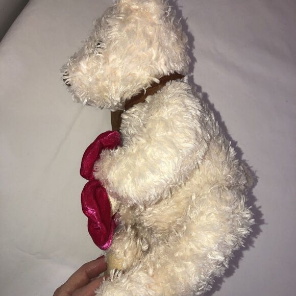 Dan Dee Collectors Choice Teddy Bear Plush 13"Stuffed Animal Girls Rule Flower - Picture 8 of 10